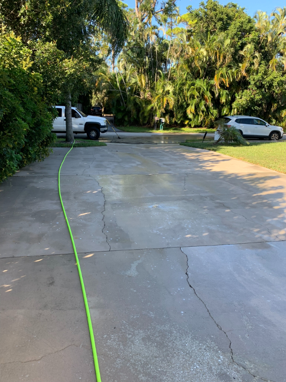 Driveway cleaning